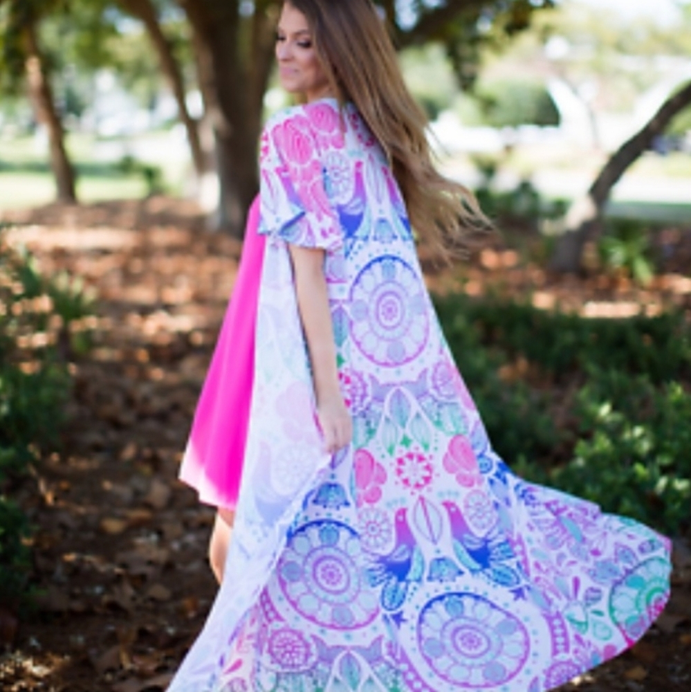 NWT Judith March vibrant duster kimono